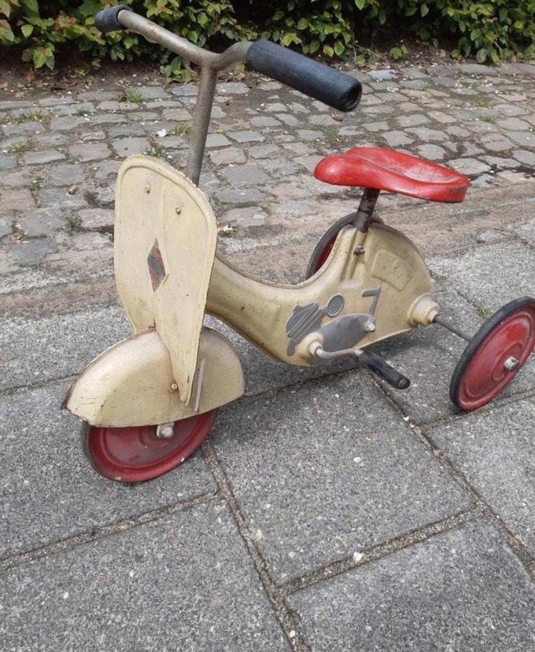 Trottinette à pédales Vespa Ferbedo, voiture à pédales, Enlèvement