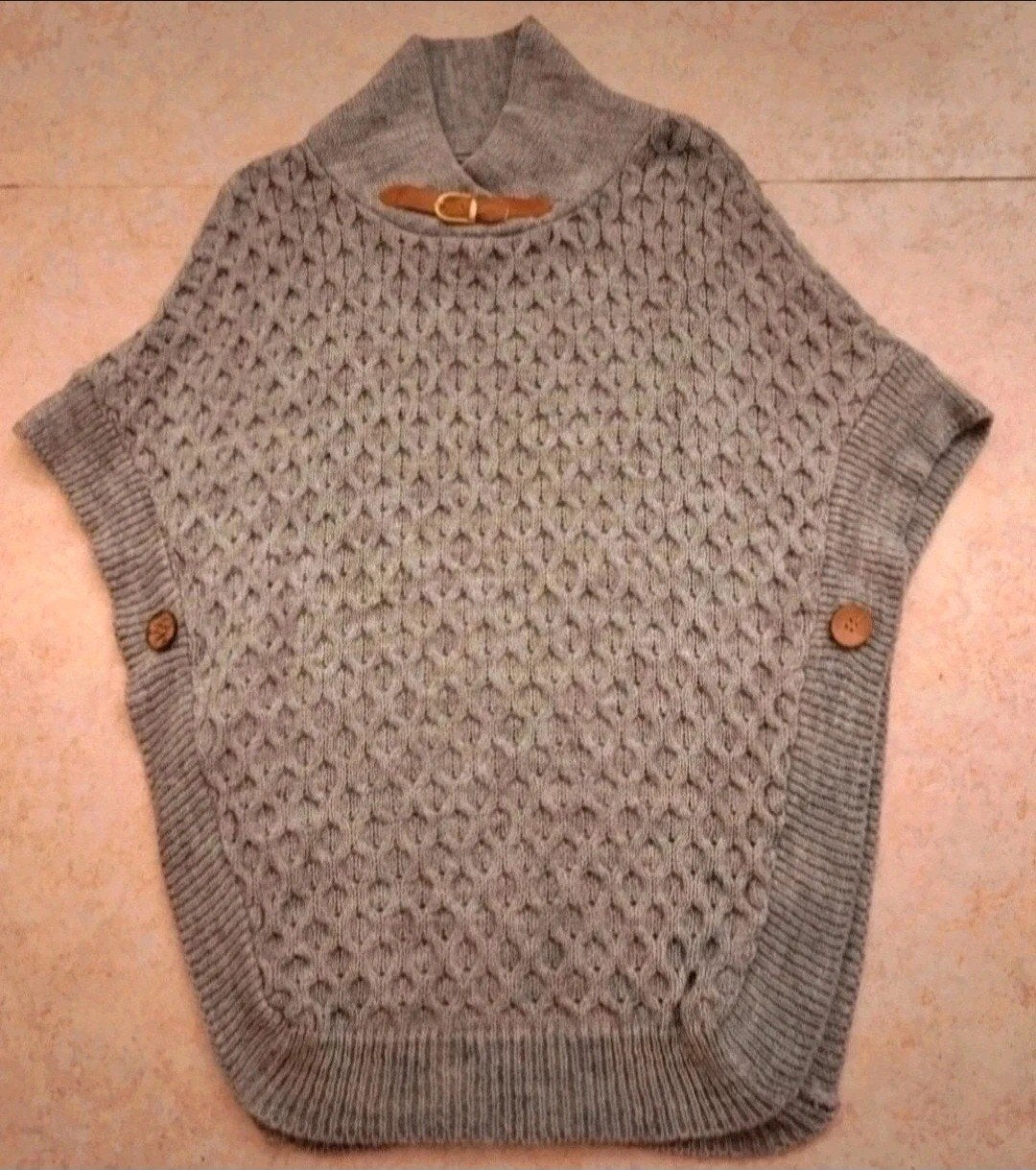 Poncho gris, Kleding | Dames, Ophalen of Verzenden, Grijs