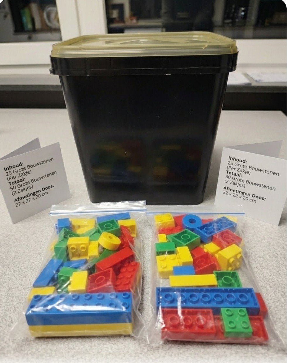 Mooie Duplo bouwblokken in handige opbergdoos. Mss cadeautip, Ophalen of Verzenden