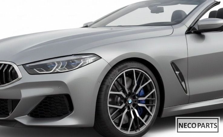 BMW 8 G14 CABRIO ZIJSCHERM SNIJDEEL SPATBORD KLEUR GRIJS, Gebruikt, -, Ophalen of Verzenden, Achter