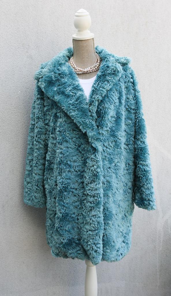 Prachtige blauwe jas One size, Kleding | Dames, Jassen | Winter, New collection, Ophalen of Verzenden, Nieuw, Blauw
