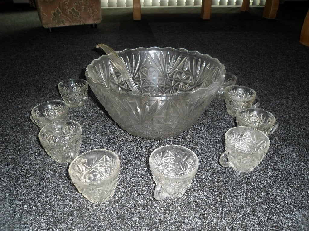 Glazen kristallen bowl, Antiek en Kunst, Antiek | Glaswerk en Kristal, Ophalen