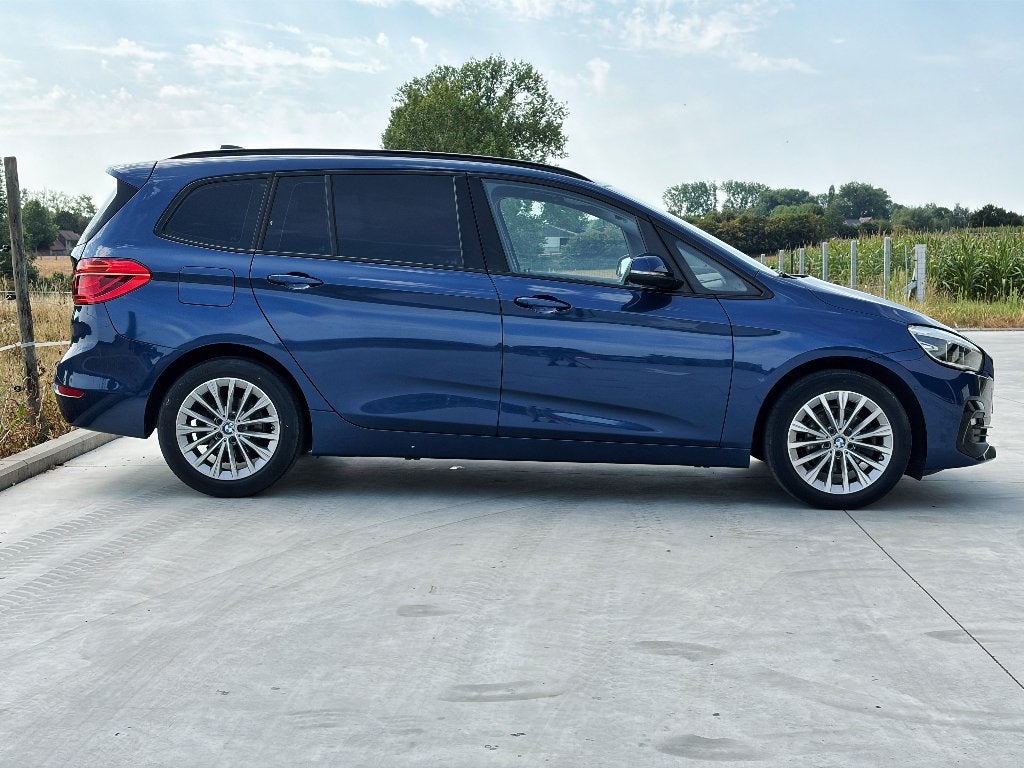 BMW 216i Gran Tourer - 2021 - 99.381km - Leder - Camera, Voorwielaandrijving, Dealer onderhouden, Blauw, Leder