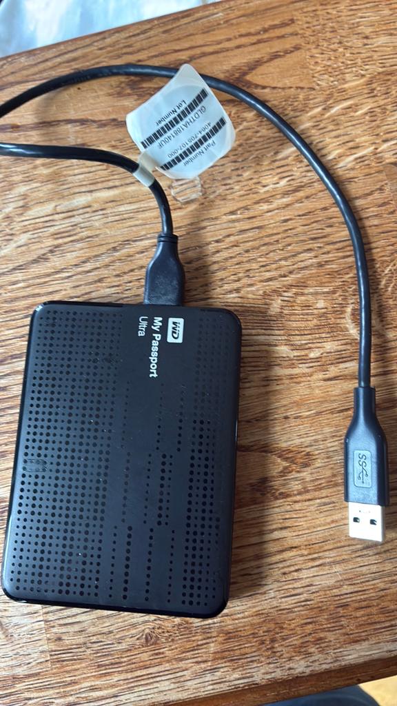 Mijn paspoort Ultra - USB 3 - 1TB, Computers en Software, Harde schijven, Gebruikt, HDD, Ophalen of Verzenden, 1TB