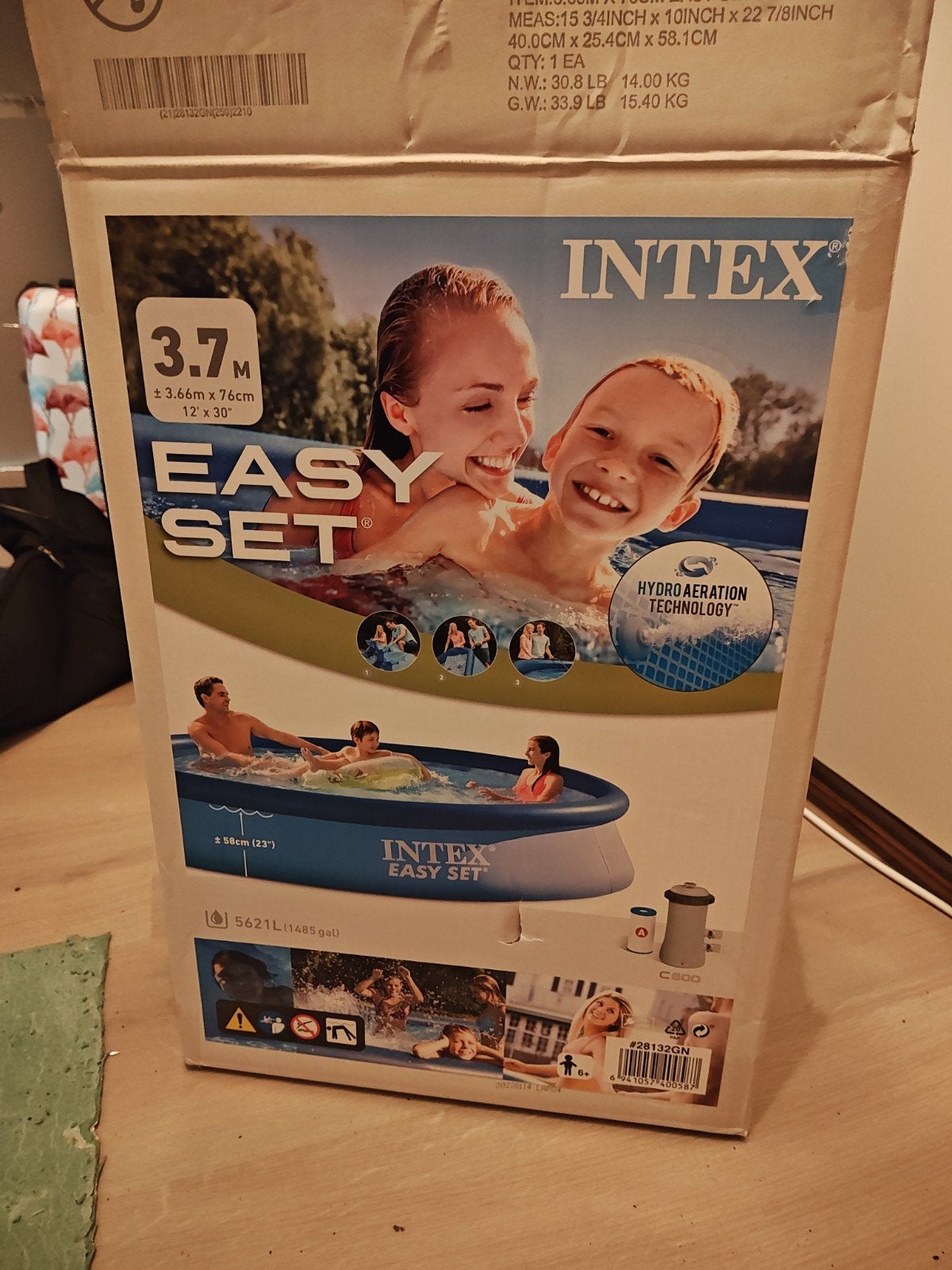 Intex easyset zwembad 3m66, Tuin en Terras, Ophalen
