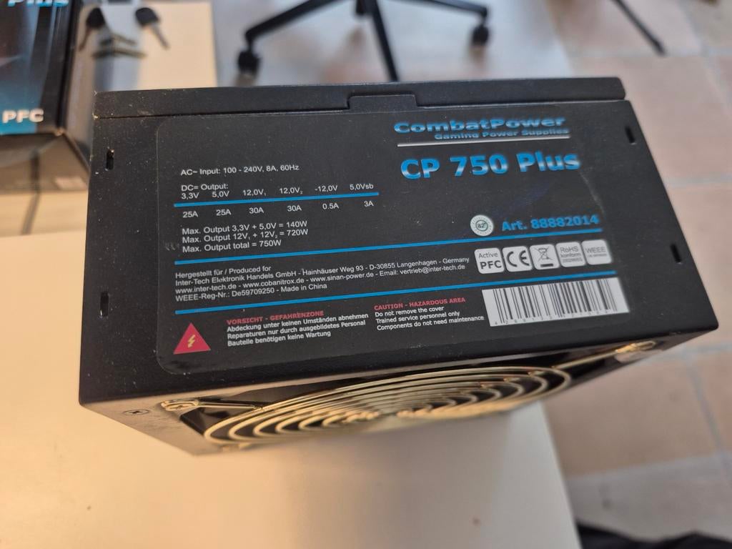 ATX CP 750 plus voeding, Ophalen of Verzenden, Refurbished