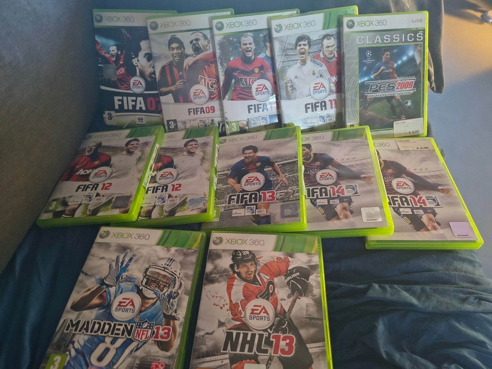 Xbox 360 Sportgames Bundle in Lotverkoop, Games en Spelcomputers, Games | Xbox 360, Ophalen of Verzenden, Zo goed als nieuw, Sport