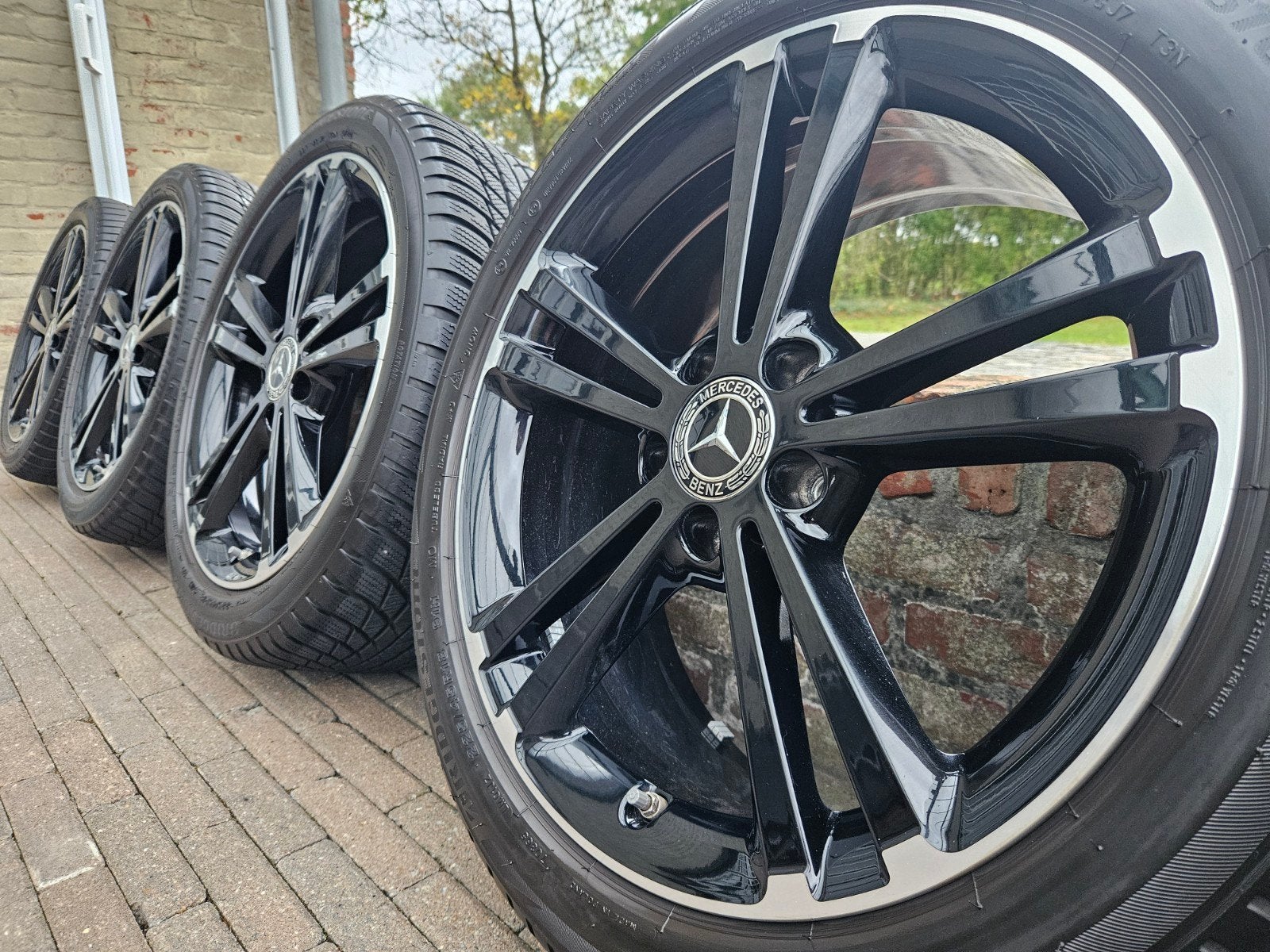 18" Mercedes A B CLA Class W177 W247 C118 kit hiver 7mm TOP, Pneus et Jantes, Pneus hiver, Enlèvement ou Envoi, Véhicule de tourisme