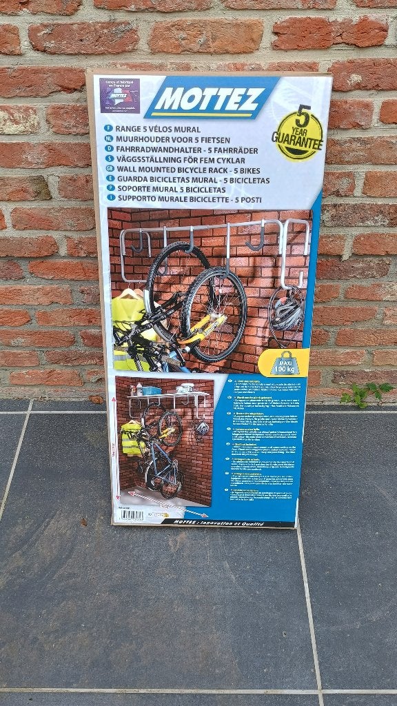 Range vélo mural NEUF, Vélos & Vélomoteurs, Enlèvement, Neuf