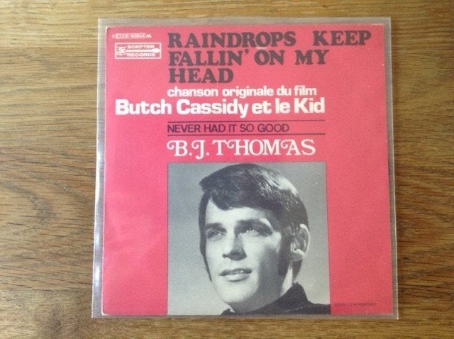 single b.j. thomas, CD & DVD, Enlèvement ou Envoi, Musique de films et Bande son, Housse de protection extérieure, 7 inch