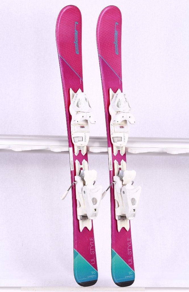 Skis 100 ; 110 cm pour enfants ELAN LIL STYLE QS, roses,, Moins de 100 cm, Autres marques, Carving, Skis