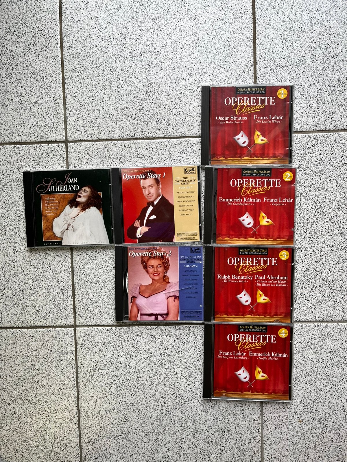 7 CD’s, operette, Enlèvement ou Envoi, Utilisé