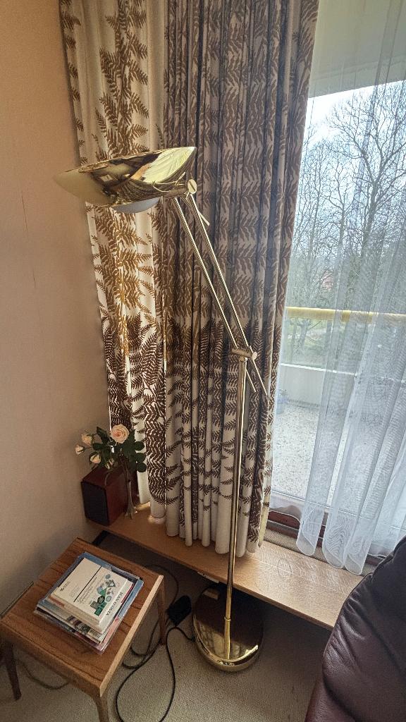 2 magnifiques lampadaires en métal., Enlèvement, Comme neuf, Verre, >Vintage