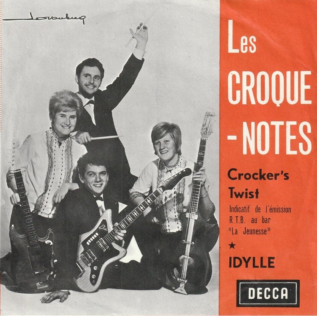 Les Croque-Notes - Crocker's twist - BELPOP, Gebruikt, 7 inch, Single, Pop