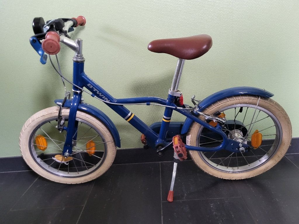 vélo pour enfants 16 pouces, Frein sur jante, Enlèvement, B-twin decathlon, Comme neuf