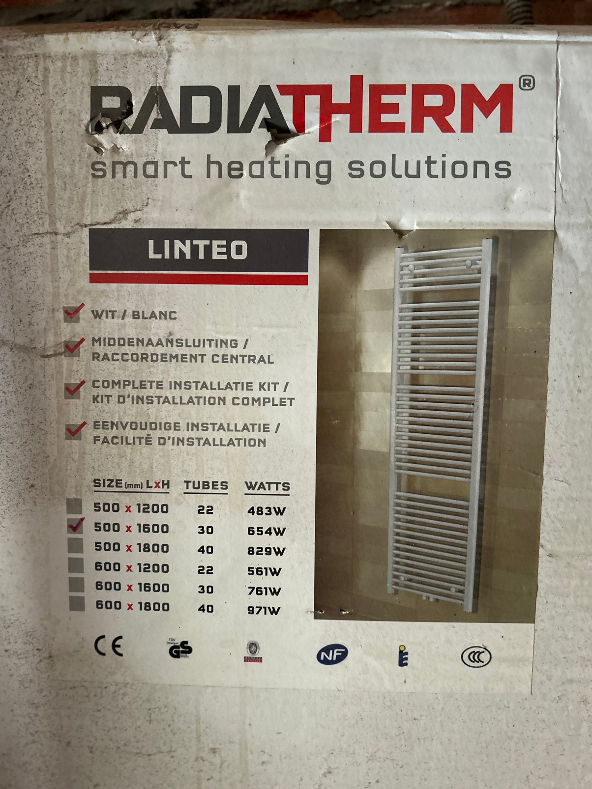 Radiateur mural Radiaterm Linteo, Enlèvement, Comme neuf, Radiateur