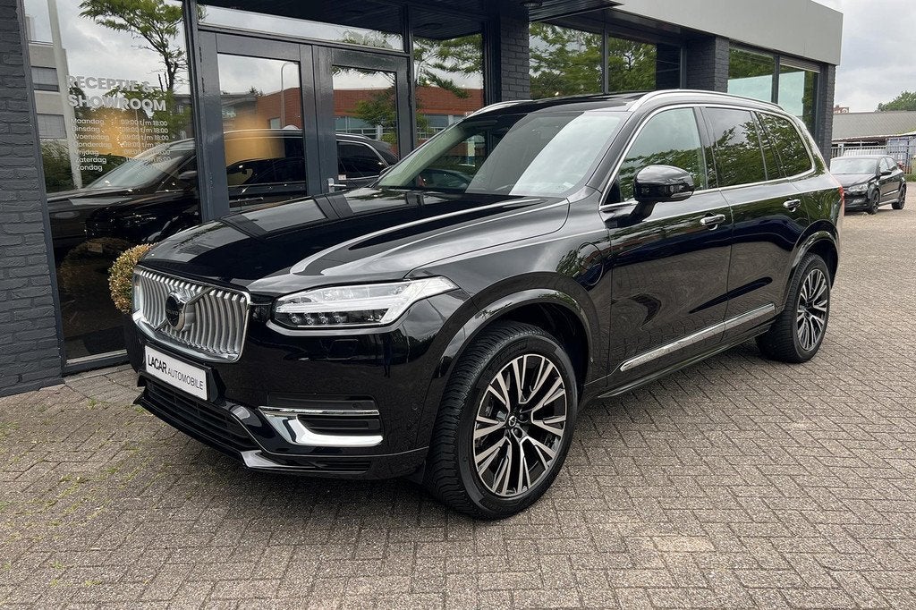 Volvo XC90 T8 Recharge AWD Ultimate Bright I B&W I Luchtv, Auto's, Volvo, 335 kW, 4 cilinders, 1969 cc, Leder