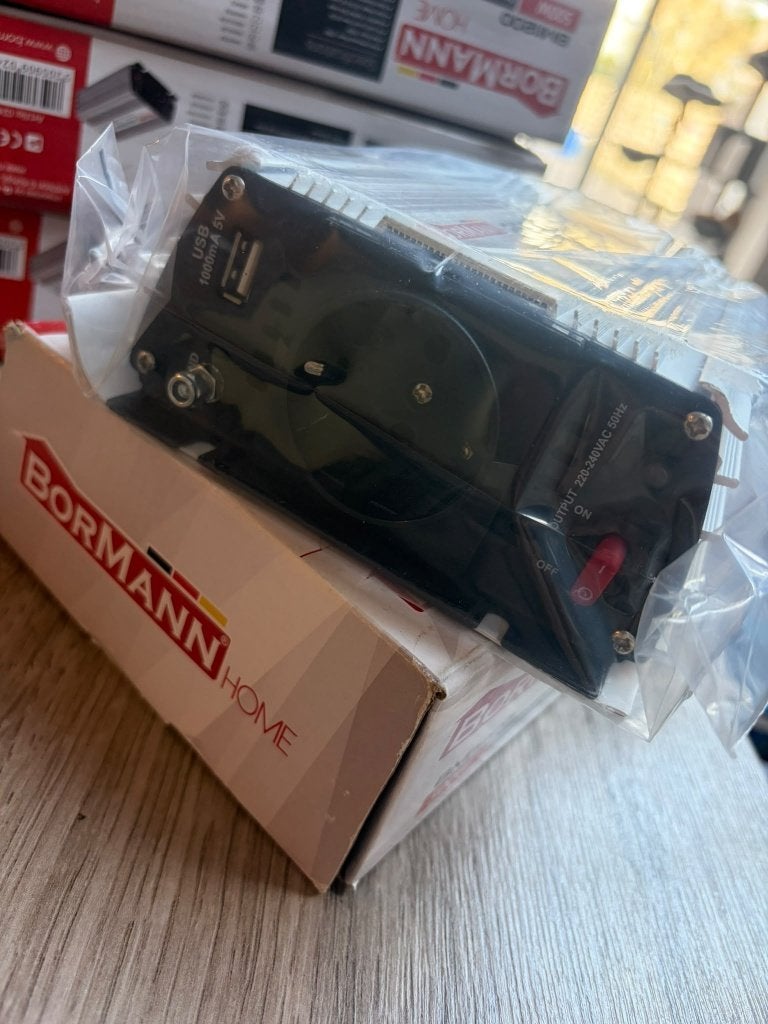 BorMann BMI 1200 - 500W - Inverter 12 220V, Nieuw