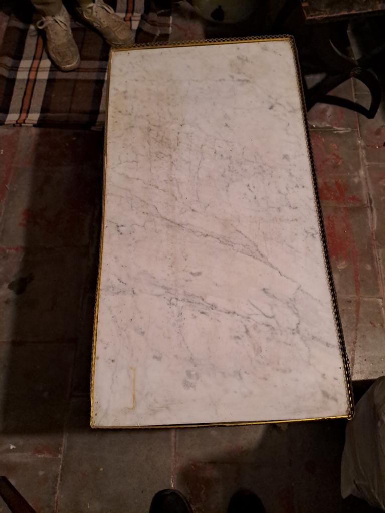 retro woonkamertafel, Ophalen