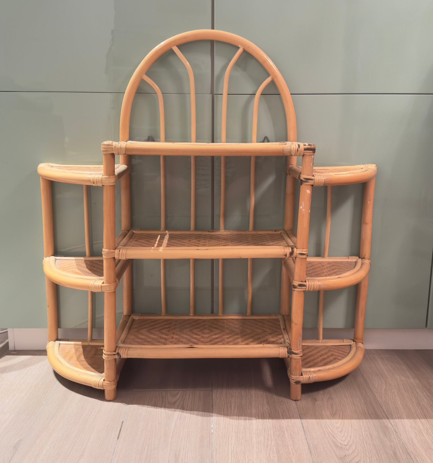 Bamboe/rotan wandrek, Ophalen of Verzenden, Gebruikt