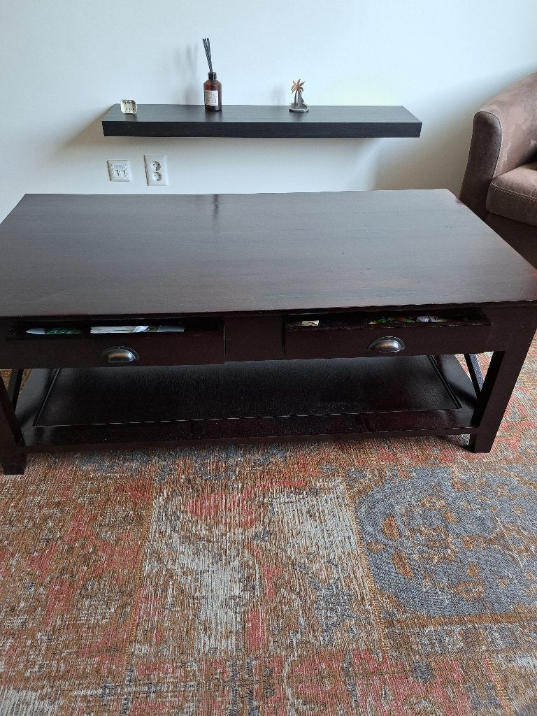 salontafel, Ophalen, Zo goed als nieuw, Teakhout