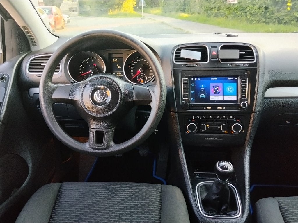 VOLKSWAGEN GOLF 6.1200cc BENZINE/GEKEURD/GARANTIE, Auto's, Euro 5, Zwart, Bedrijf, Golf