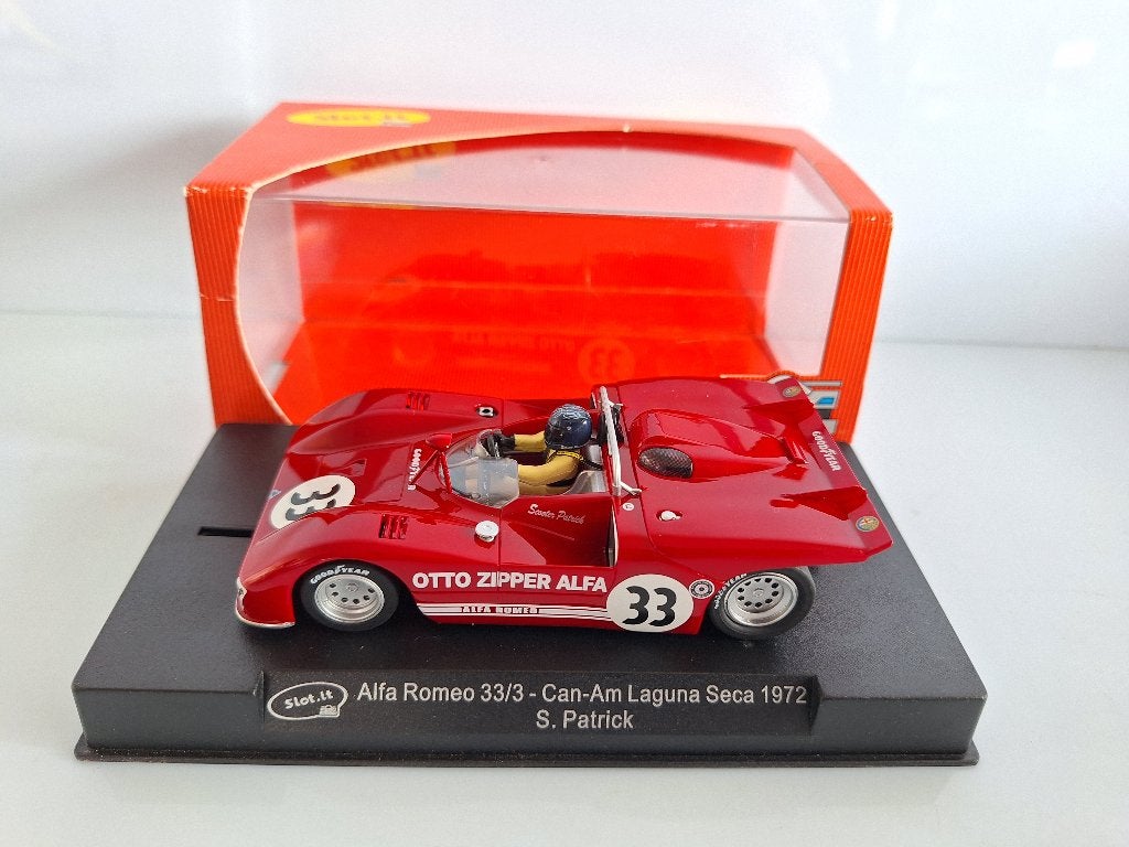 Slot-it Alfa Romeo 33/3 Can-Am Laguna Seca 1972 Ref CA11B, Overige merken, Racebaan, Verzenden, Nieuw