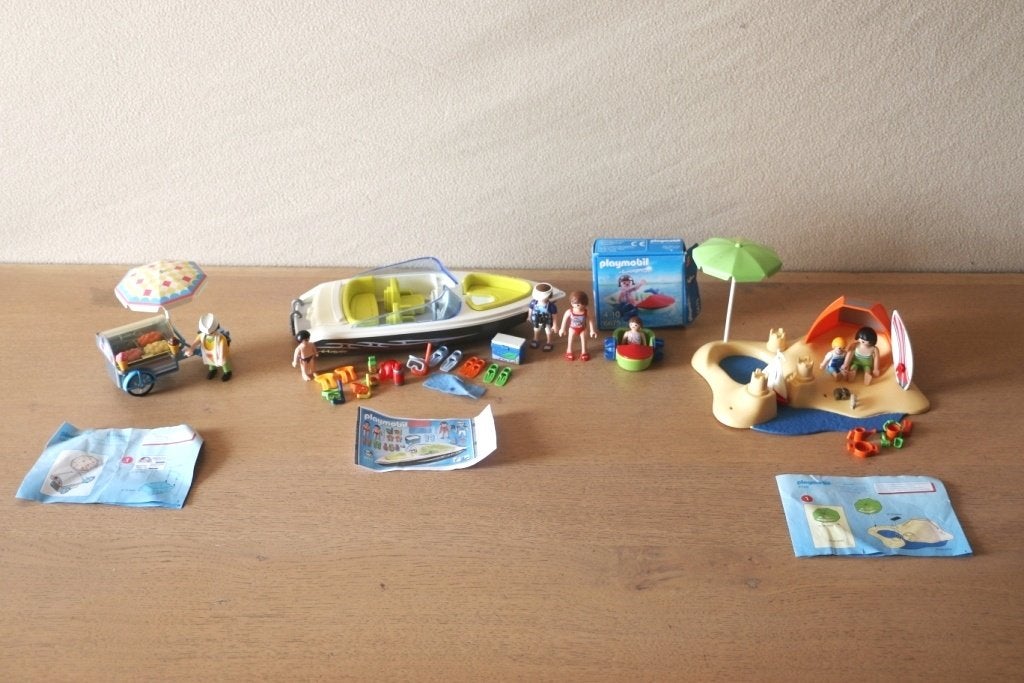 Playmobil - thema strandvakantie (4 sets) - 4149 / 4862 / .., Ophalen of Verzenden, Gebruikt