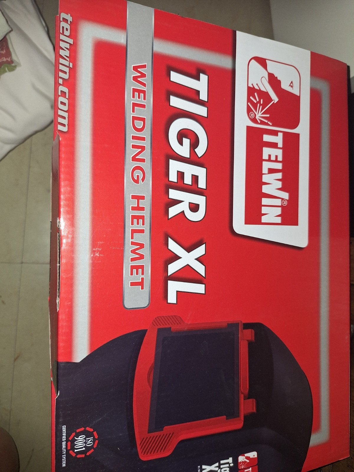 Telwin Tiger XL Lashelm, Ophalen