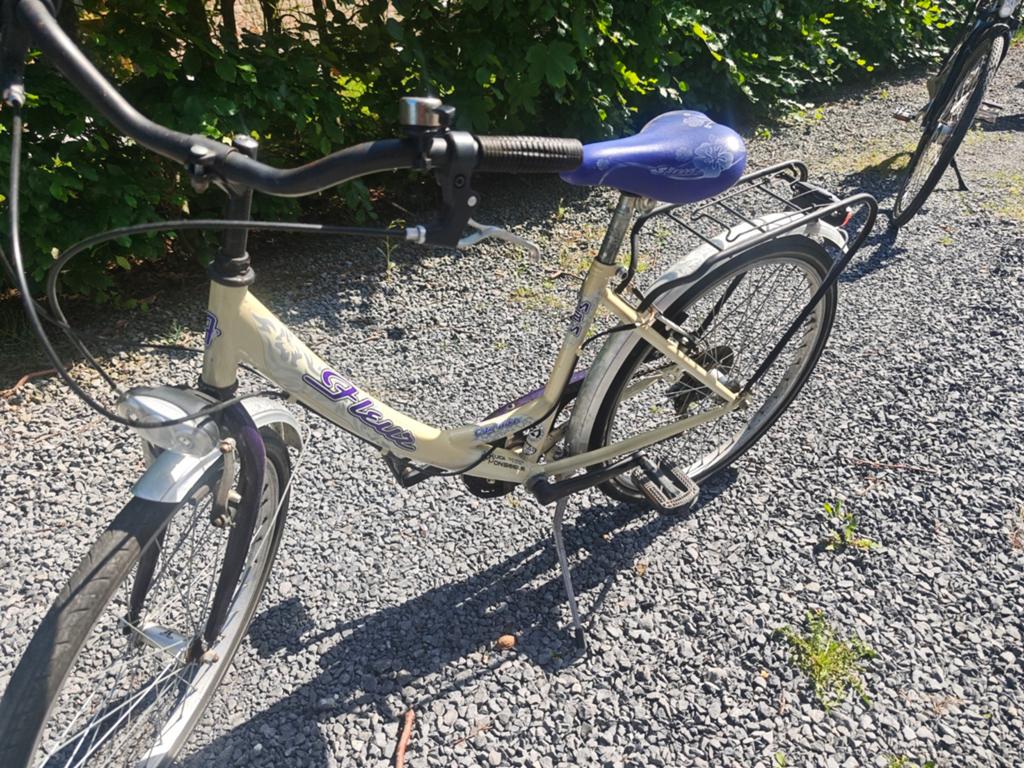 Meisjesfiets fleur 24 inch, Fietsen en Brommers, Ophalen, Gebruikt, Versnellingen, Minder dan 47 cm