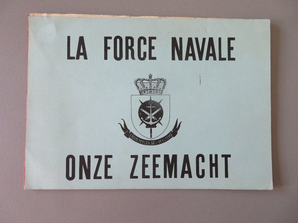 oude brochure fotoboekje La Force Navale onze Zeemacht, Verzamelen, Militaria | Algemeen, Verzenden, Marine, Boek of Tijdschrift