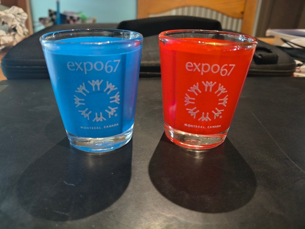 Expo '67 (Montreal - Canada), Ophalen, Nieuw, Borrel- of Shotglas