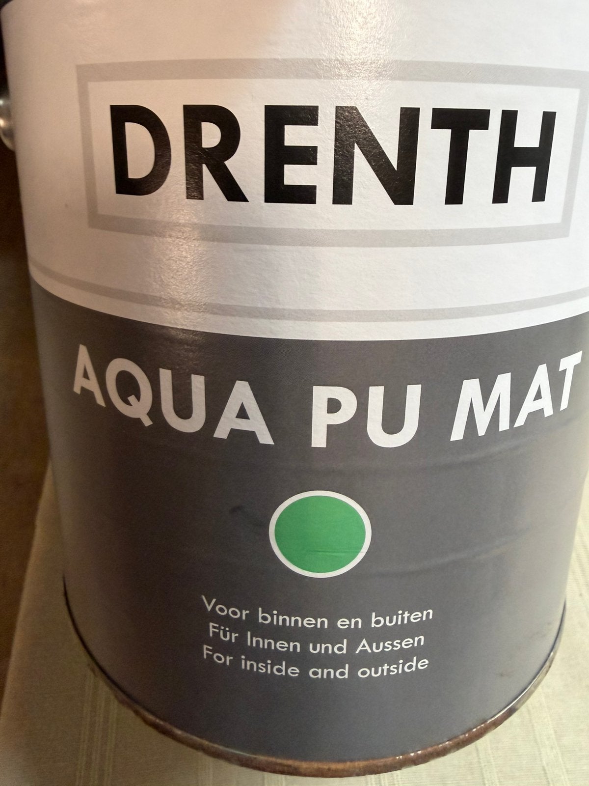 Drenth watergedragen witte lak voor binnen en buiten 2,5l, Hobby en Vrije tijd, Schilderen, Ophalen of Verzenden, Nieuw, Acrylverf