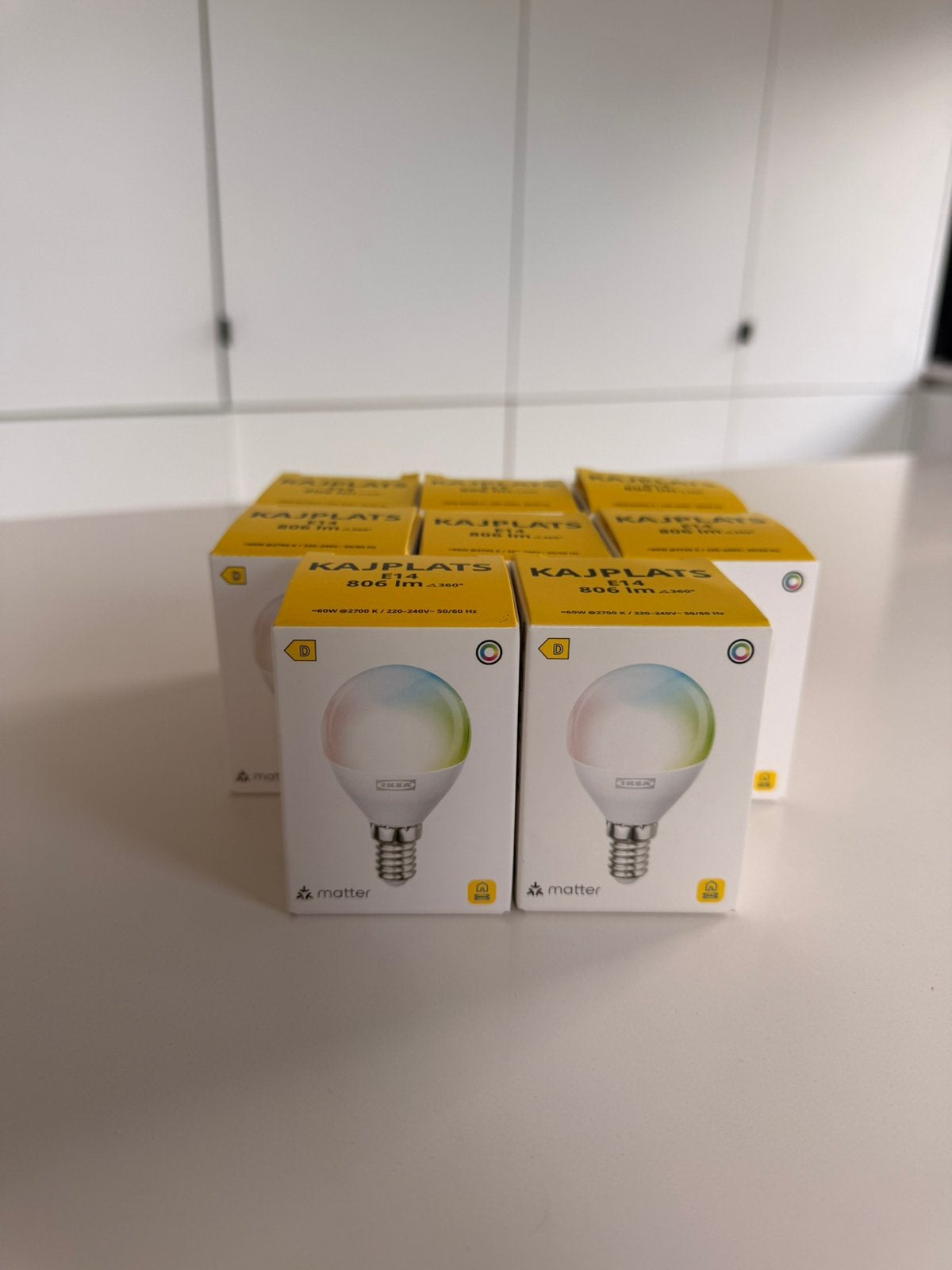 8 x Ikea smart bulb, Neuf, Lampe connectée, Enlèvement ou Envoi, 60 watts ou plus