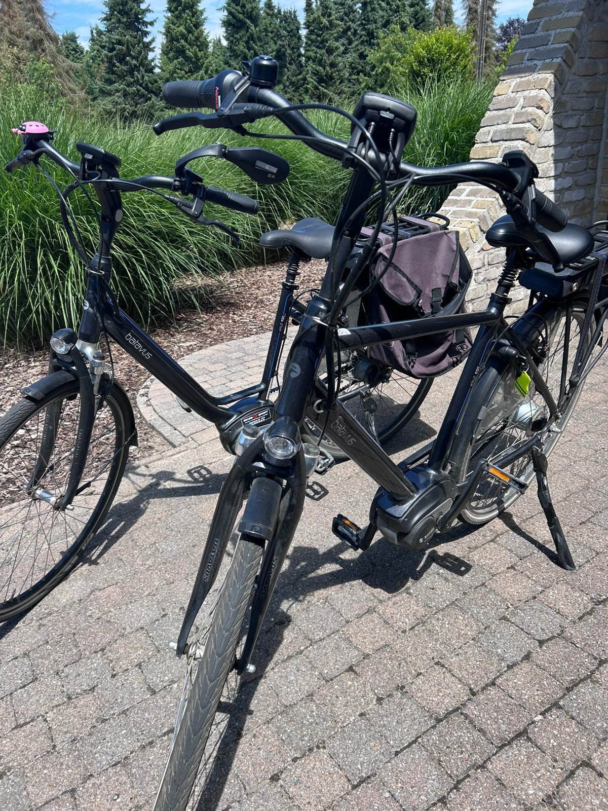 Dames en herenfiets elektrisch Batavus, Fietsen en Brommers, Ophalen, Gebruikt