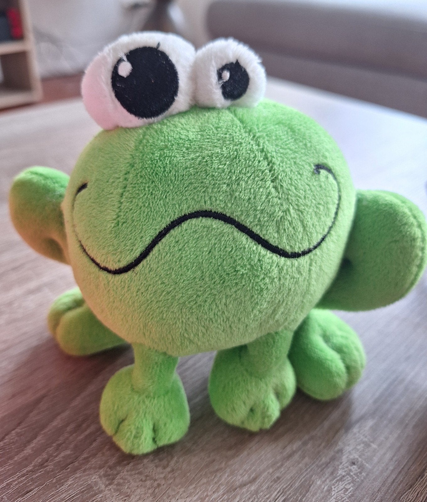 Peluche grenouille "koulapic" (prizee)., Enlèvement ou Envoi, Grenouille