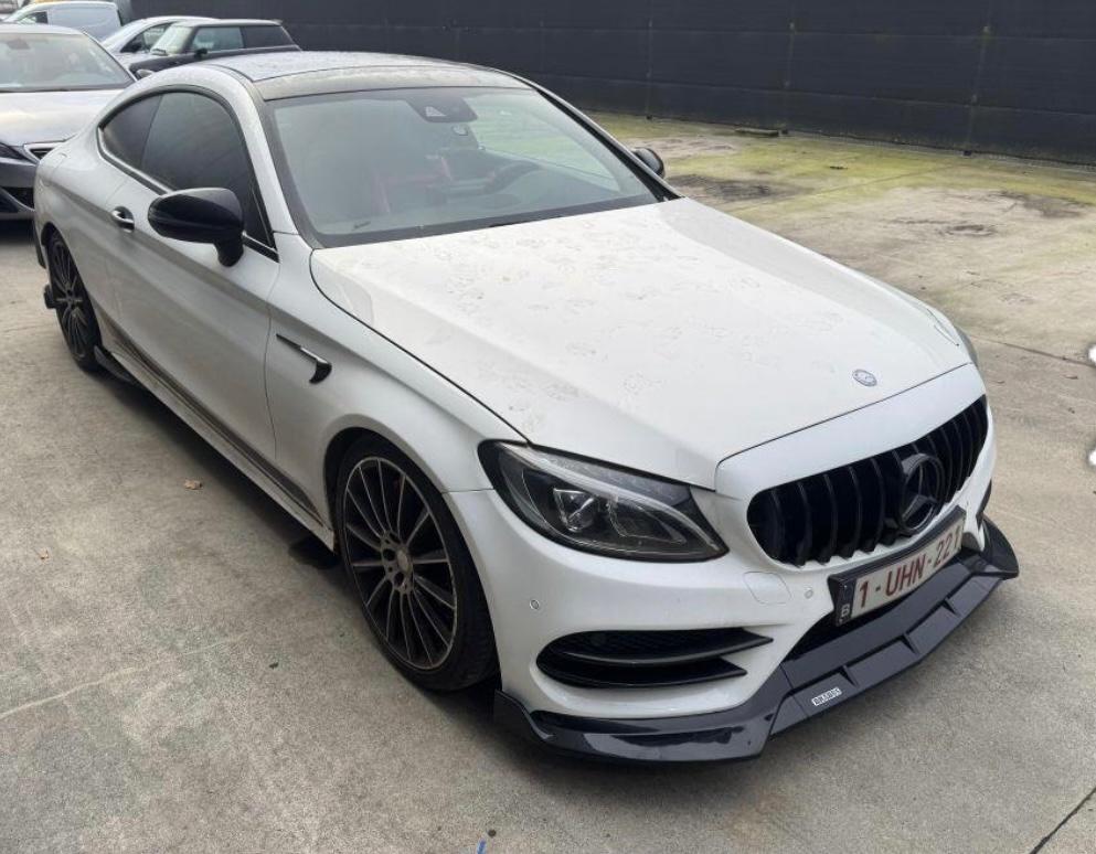 MERCEDES C 250 i COUPE BRABUS-SET, Automaat, Wit, Leder, Particulier