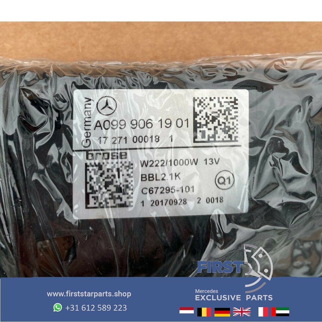A0999061901 C E S GT Klasse 63 AMG Ventilator Koelvan Merced, Gebruikt, -, Ophalen of Verzenden, -