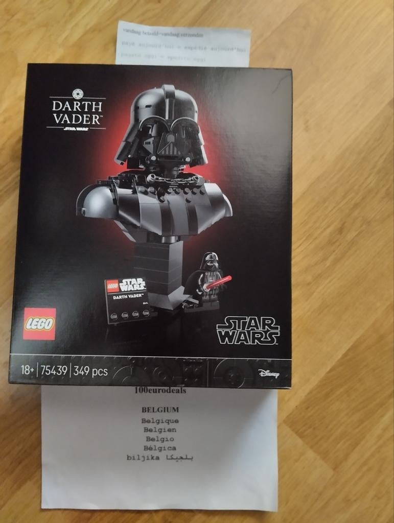 lego 75439 Star Wars Darth Vader buste, Envoi, Lego, Star Wars
