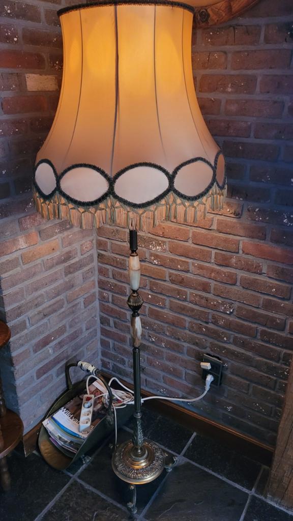 Vintage staanlamp, Huis en Inrichting, Ophalen, Gebruikt, Vintage / klassiek, 150 tot 200 cm