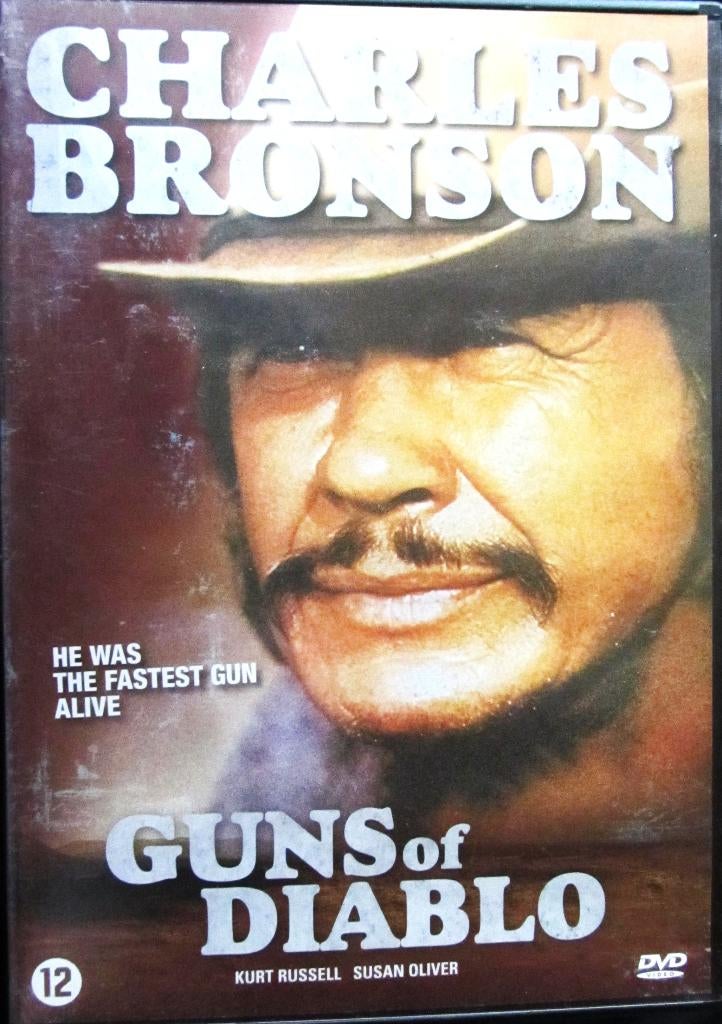 DVD WESTERN- GUNS OF DIABLO (CHATES BRONSON), Alle leeftijden, Ophalen of Verzenden, Zo goed als nieuw, Overige genres