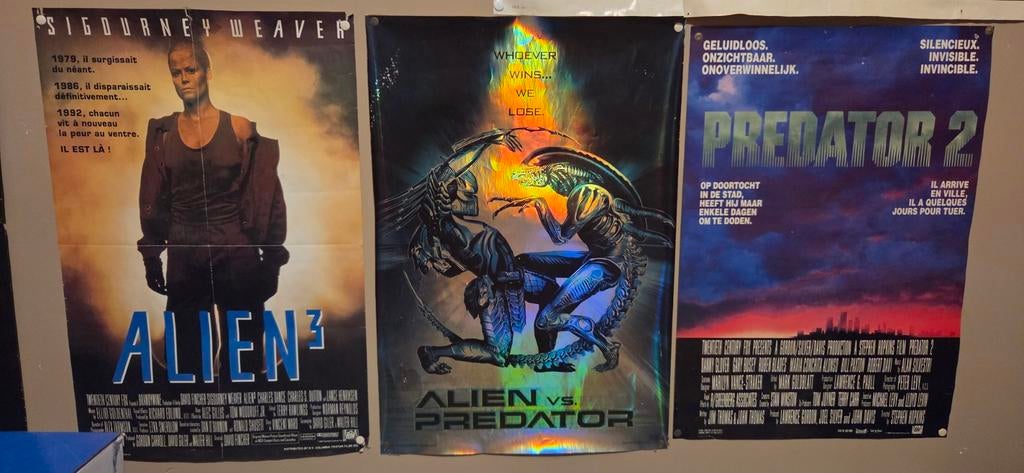 Alien/predator posters+ figuurtje!!, Verzamelen, Posters, Ophalen