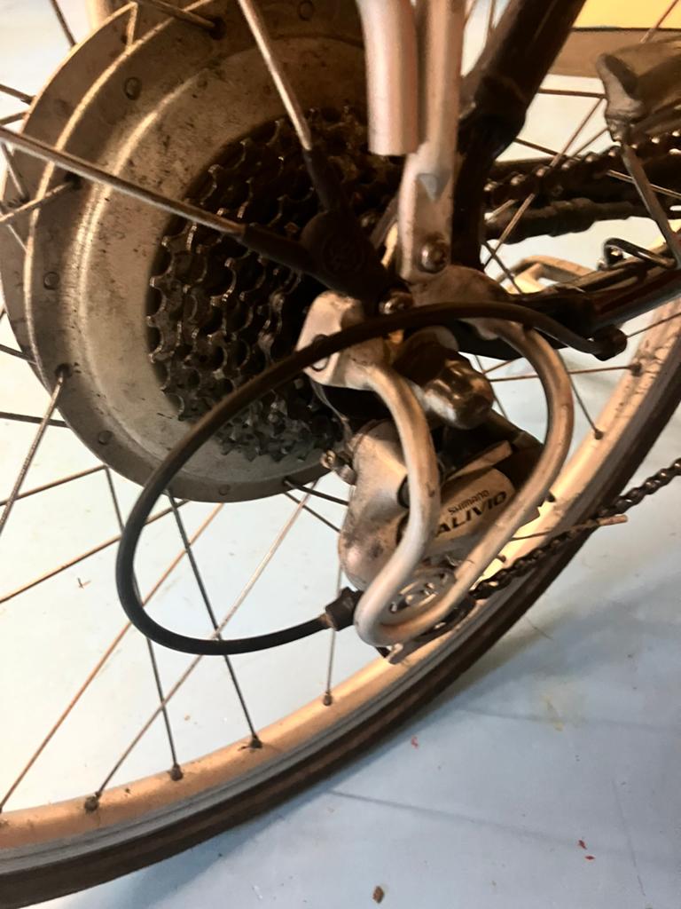 Batavus mont blanc electrisch fiets, Gebruikt, Staal, Derailleur of Ketting, Ophalen