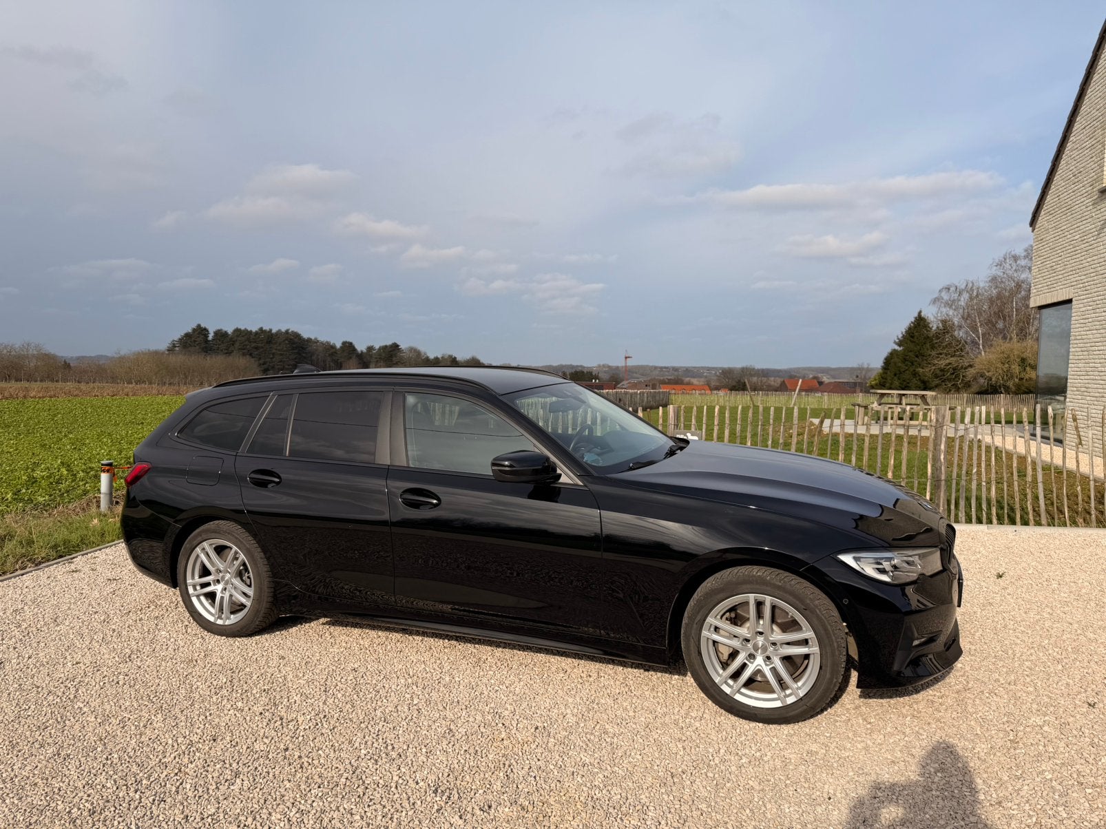 Set velgen met winterbanden BMW G20 G21 G22 G23 G26, Ophalen, Gebruikt, Banden en Velgen, 17 inch