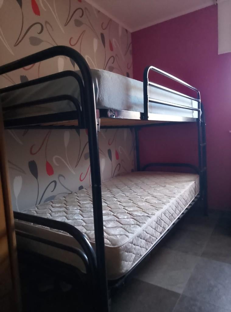 Stapelbed, Huis en Inrichting, Slaapkamer | Stapelbedden en Hoogslapers, Ophalen, Gebruikt, 90 cm, Eenpersoons