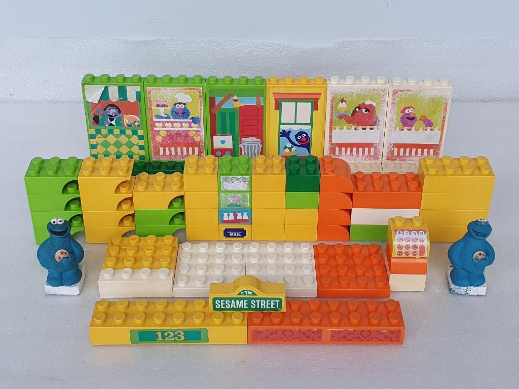 Tyco - Super Blocks: Sesamstraat, Enlèvement ou Envoi, Utilisé, Autres marques