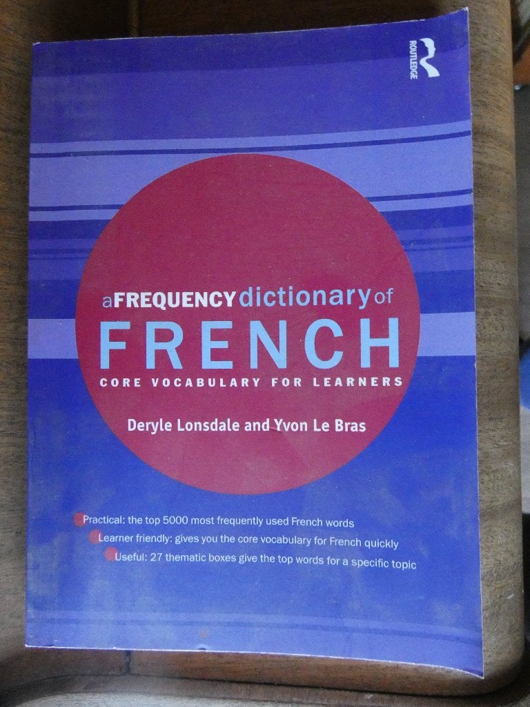 Studieboek: A Frequency Dictionary of French - Routledge, Boeken, Ophalen, Zo goed als nieuw, Deryle Lonsdale