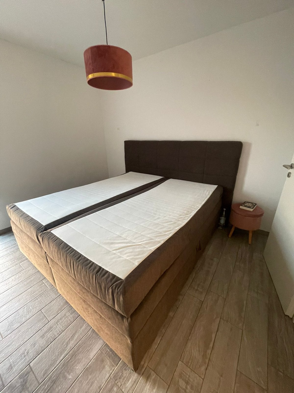 Lit 2 personnes, Maison & Meubles, Enlèvement, Utilisé, Deux personnes