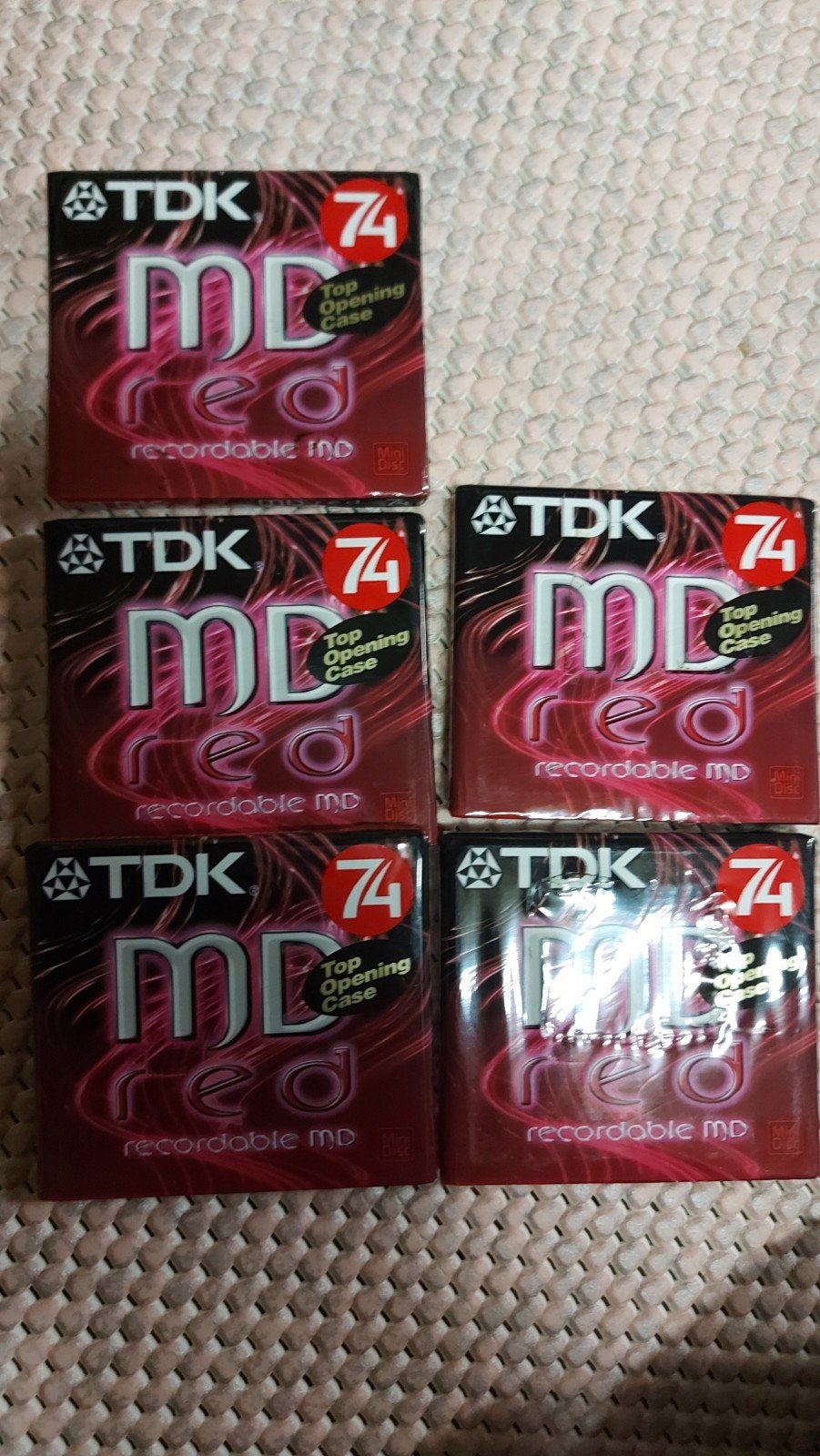 5 nieuwe Minidisc, Audio, Tv en Foto, Walkmans, Discmans en Minidiscspelers, Ophalen of Verzenden