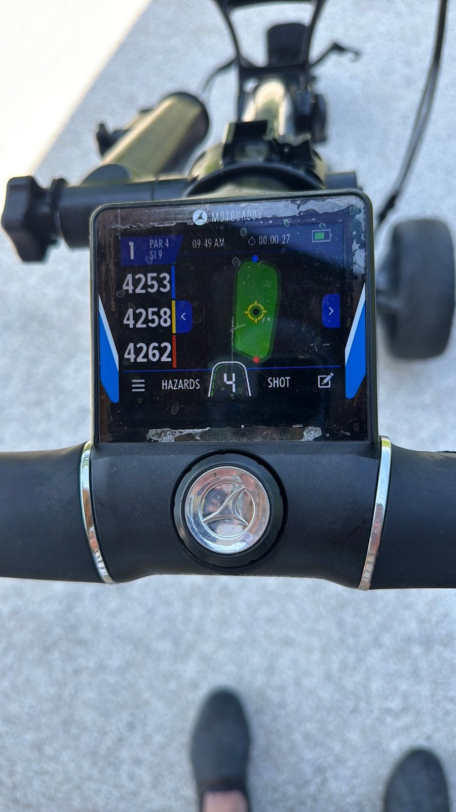 Charriot électrique Motocaddy M5 GPS, Enlèvement, Comme neuf